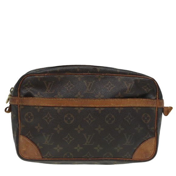 LOUIS VUITTON Monogram Compiegne 28 Clutch Bag M51845 LV Auth 83591 - Picture 13 of 16